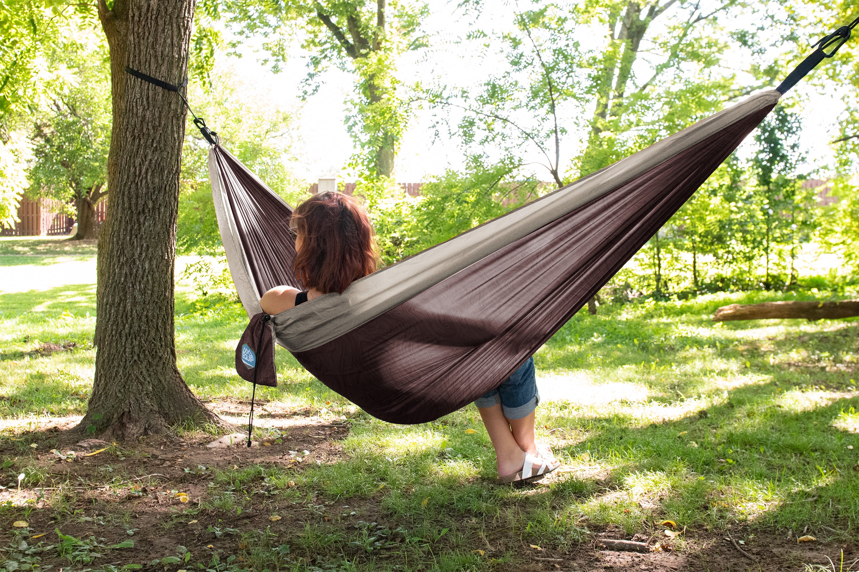 One Person Travel Hammock - Print