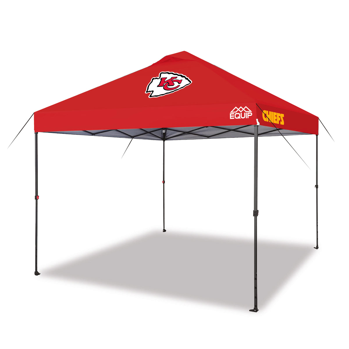 Equip 10x10 Game Day Canopy - NFL Bundle - Kansas City Chiefs
