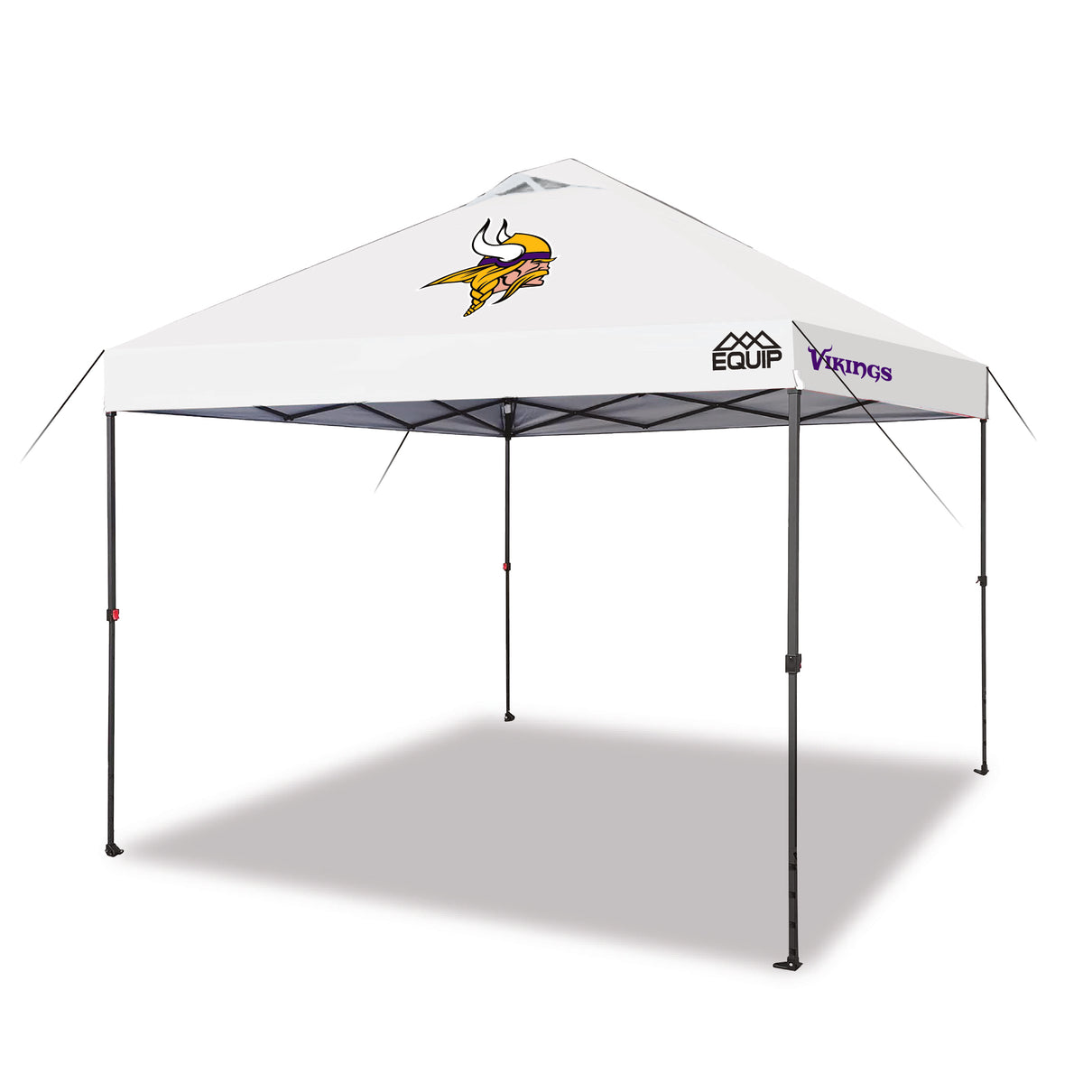 Equip 10x10 Game Day Canopy - NFL Bundle - Minnesota Vikings