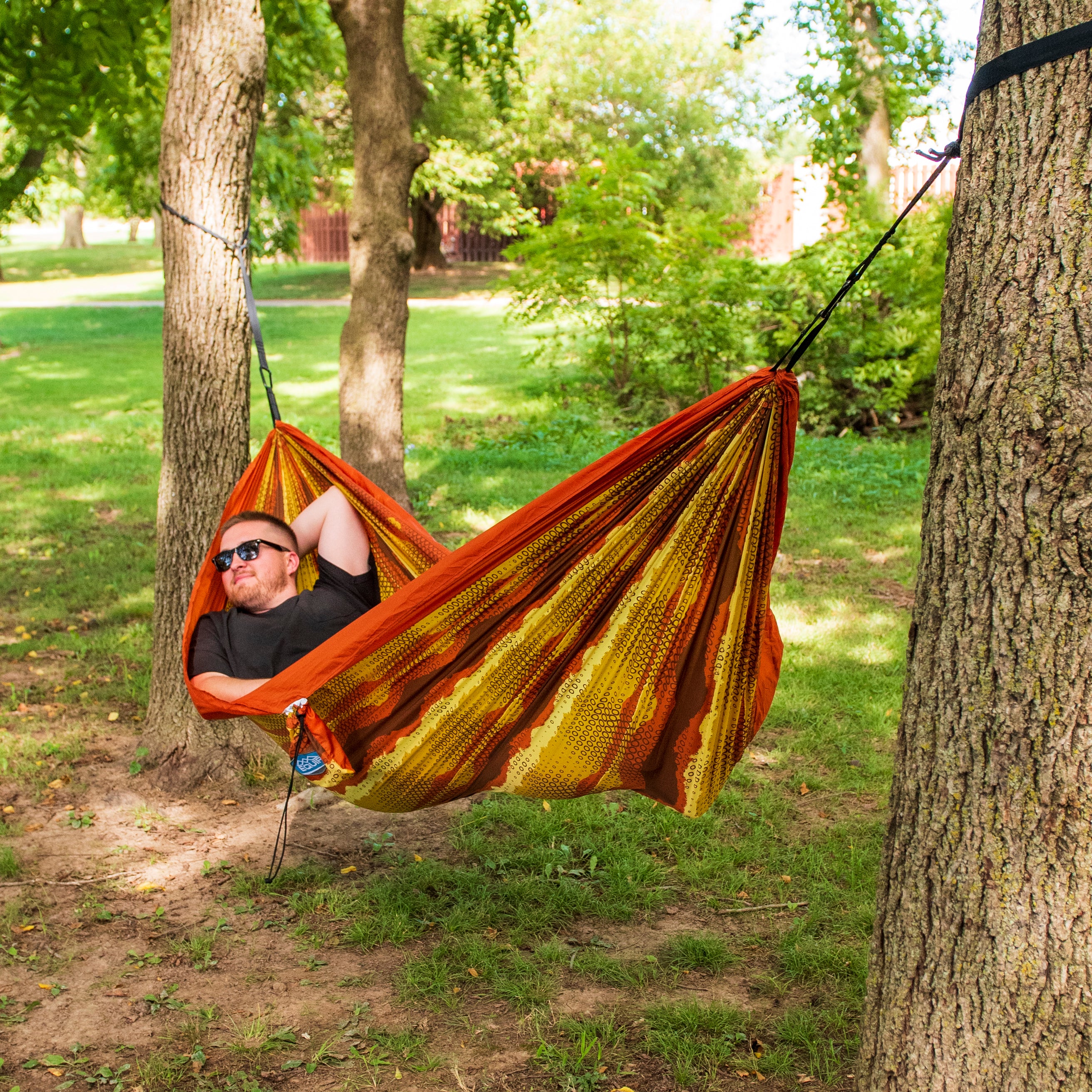 One Person Travel Hammock - Print