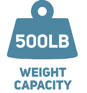 500 LB WEIGHT CAPACITY