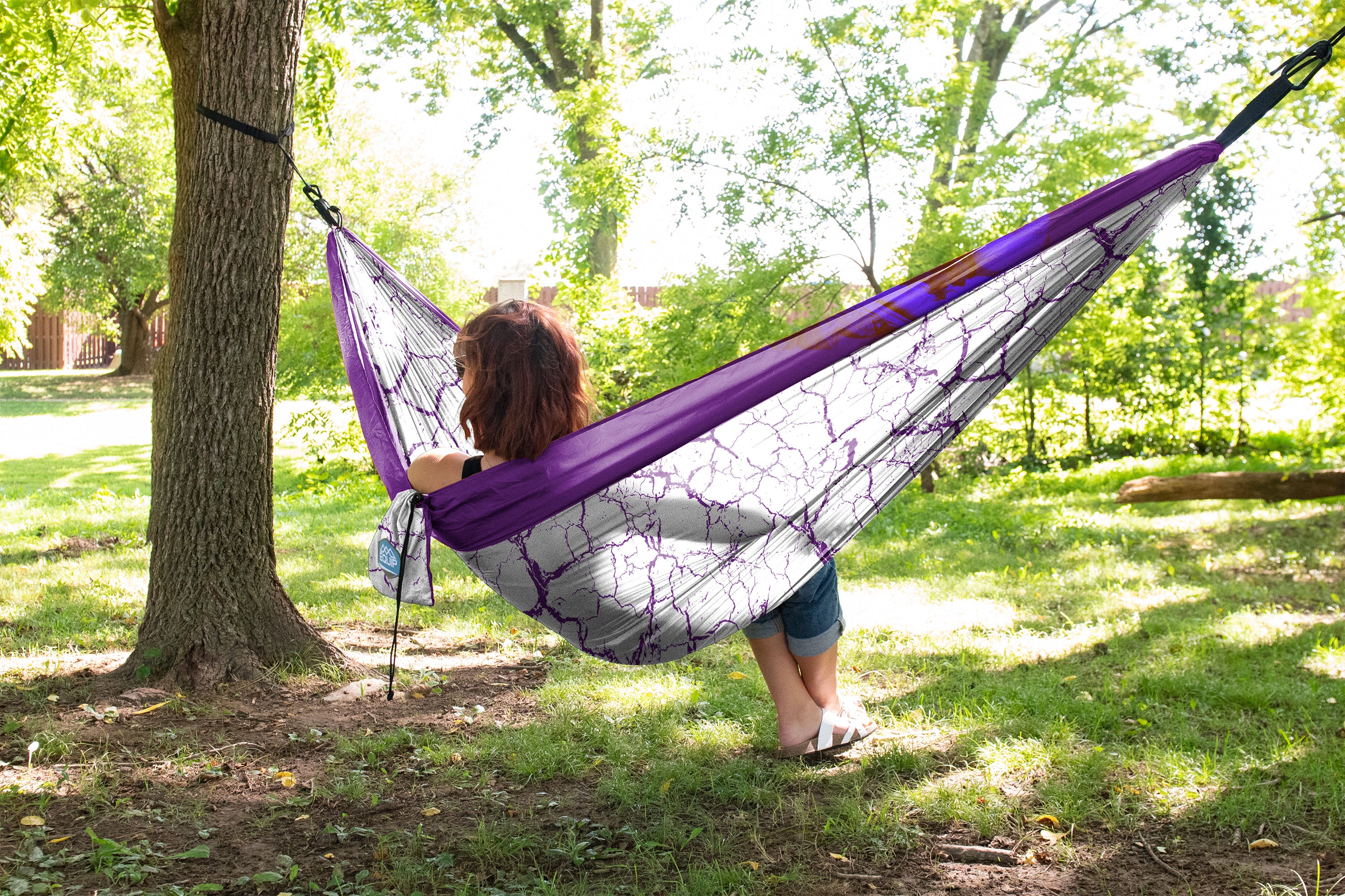 One Person Travel Hammock - Print