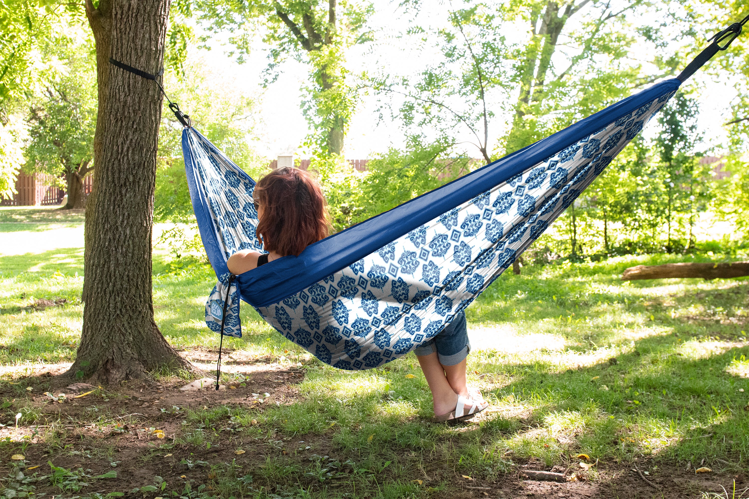 One Person Travel Hammock - Print