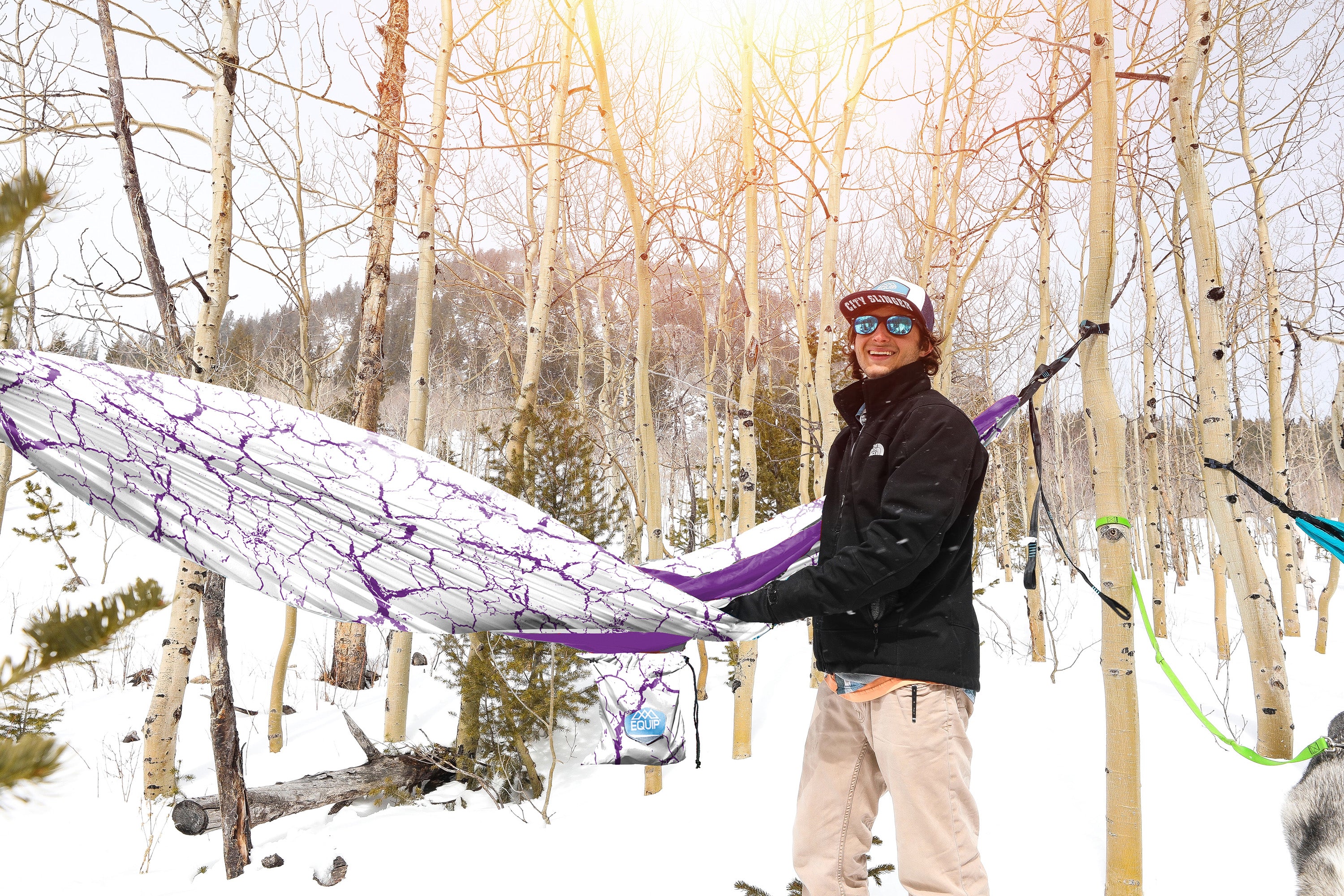 One Person Travel Hammock - Print