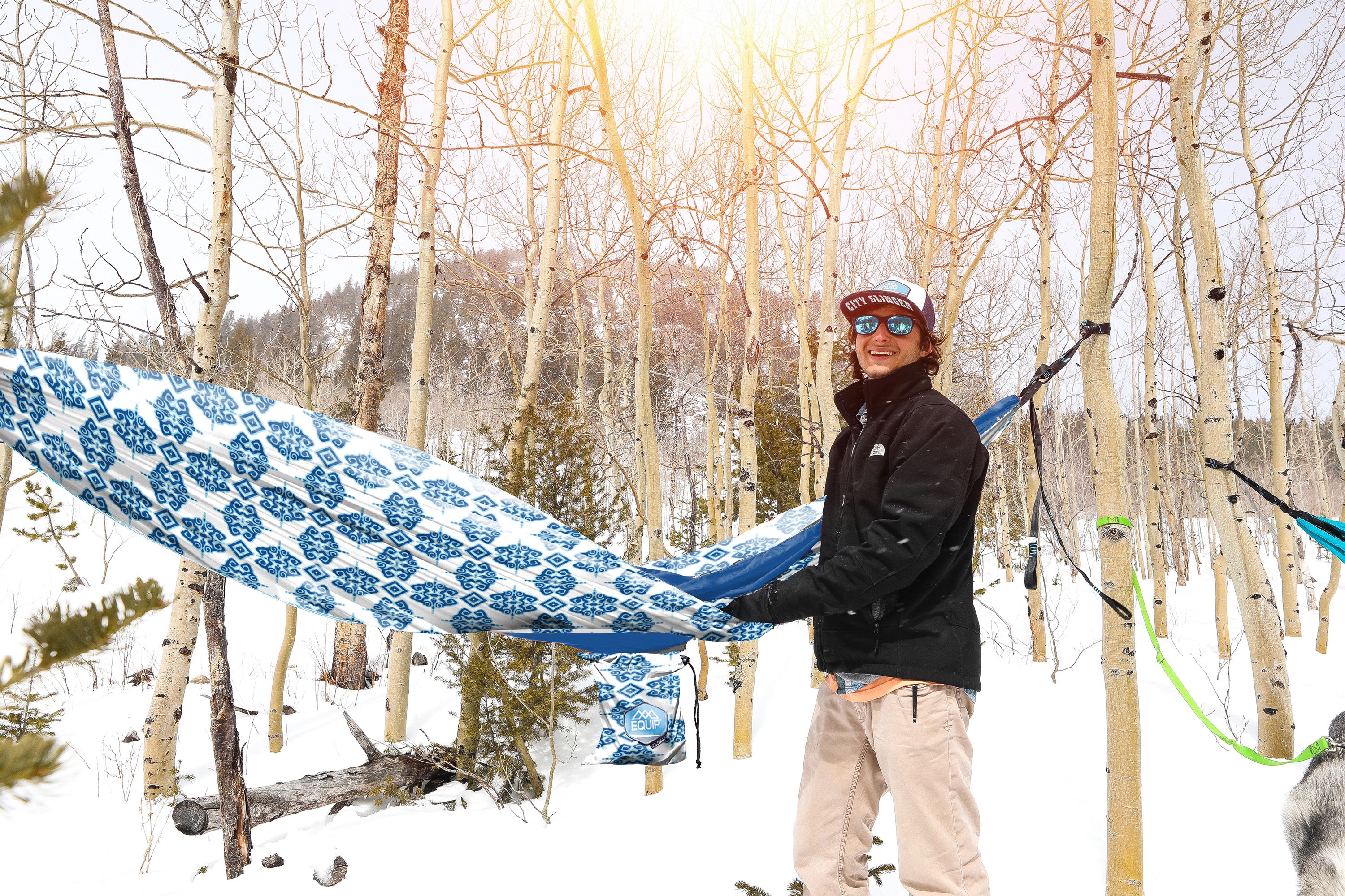 One Person Travel Hammock - Print