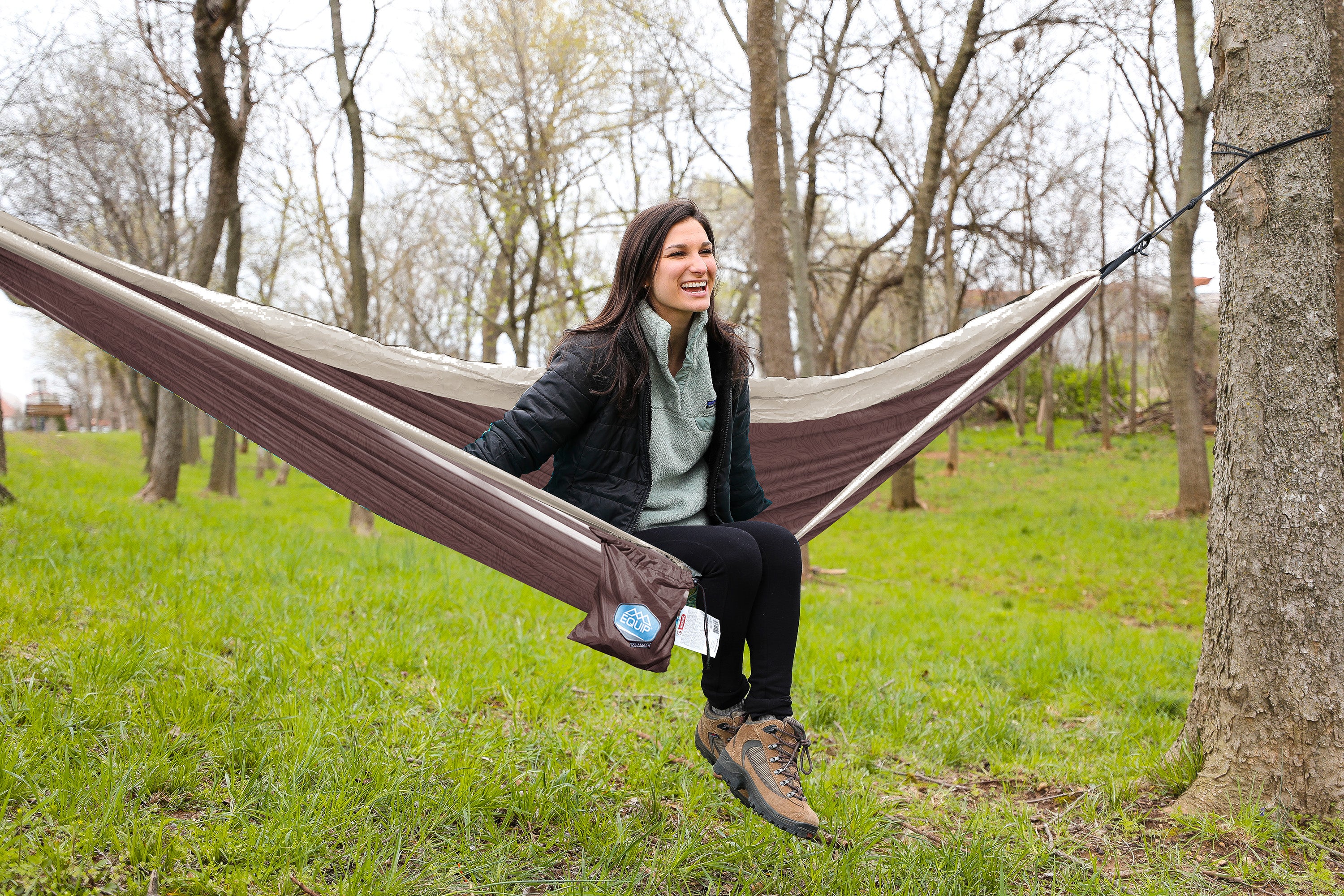 One Person Travel Hammock - Print