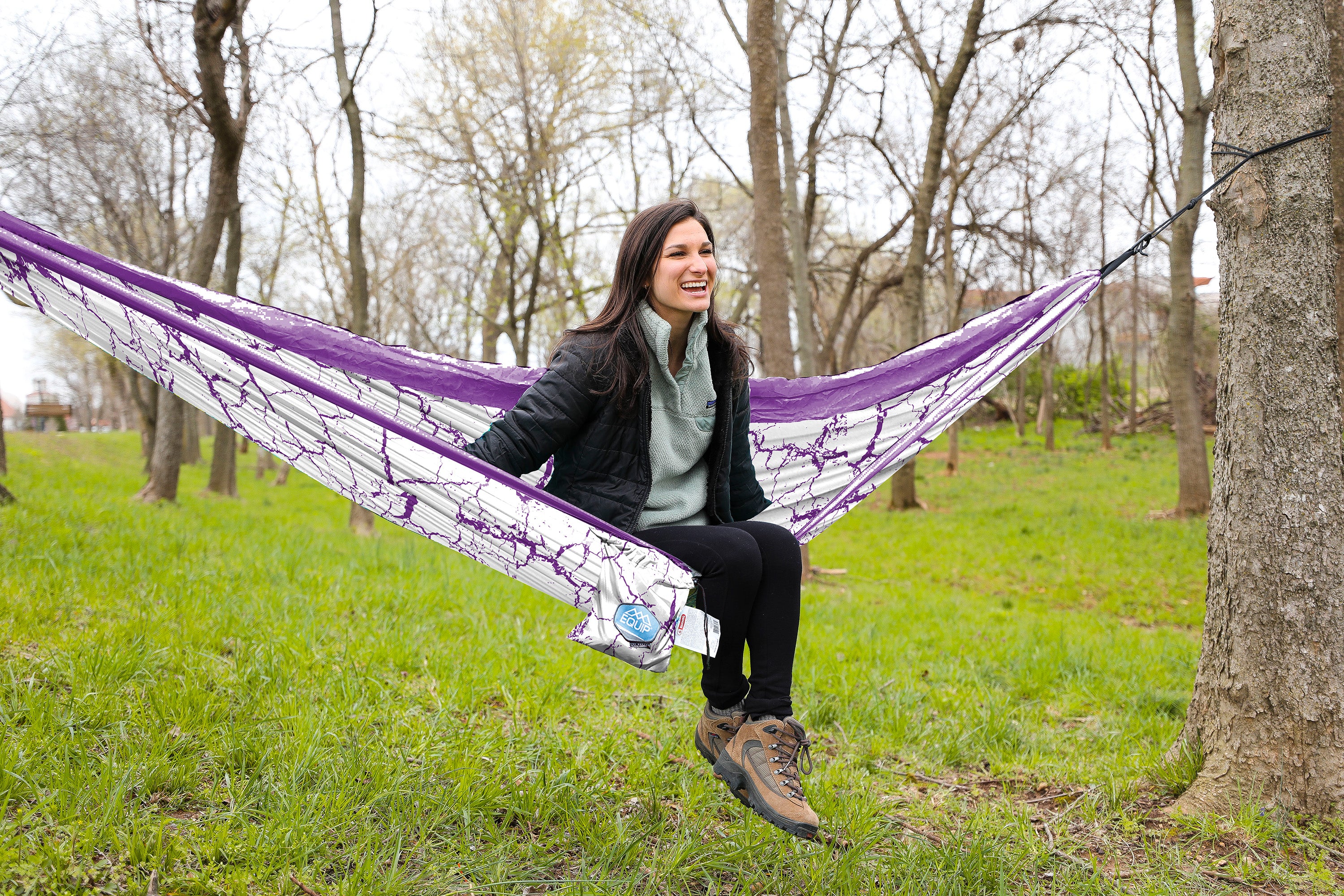One Person Travel Hammock - Print