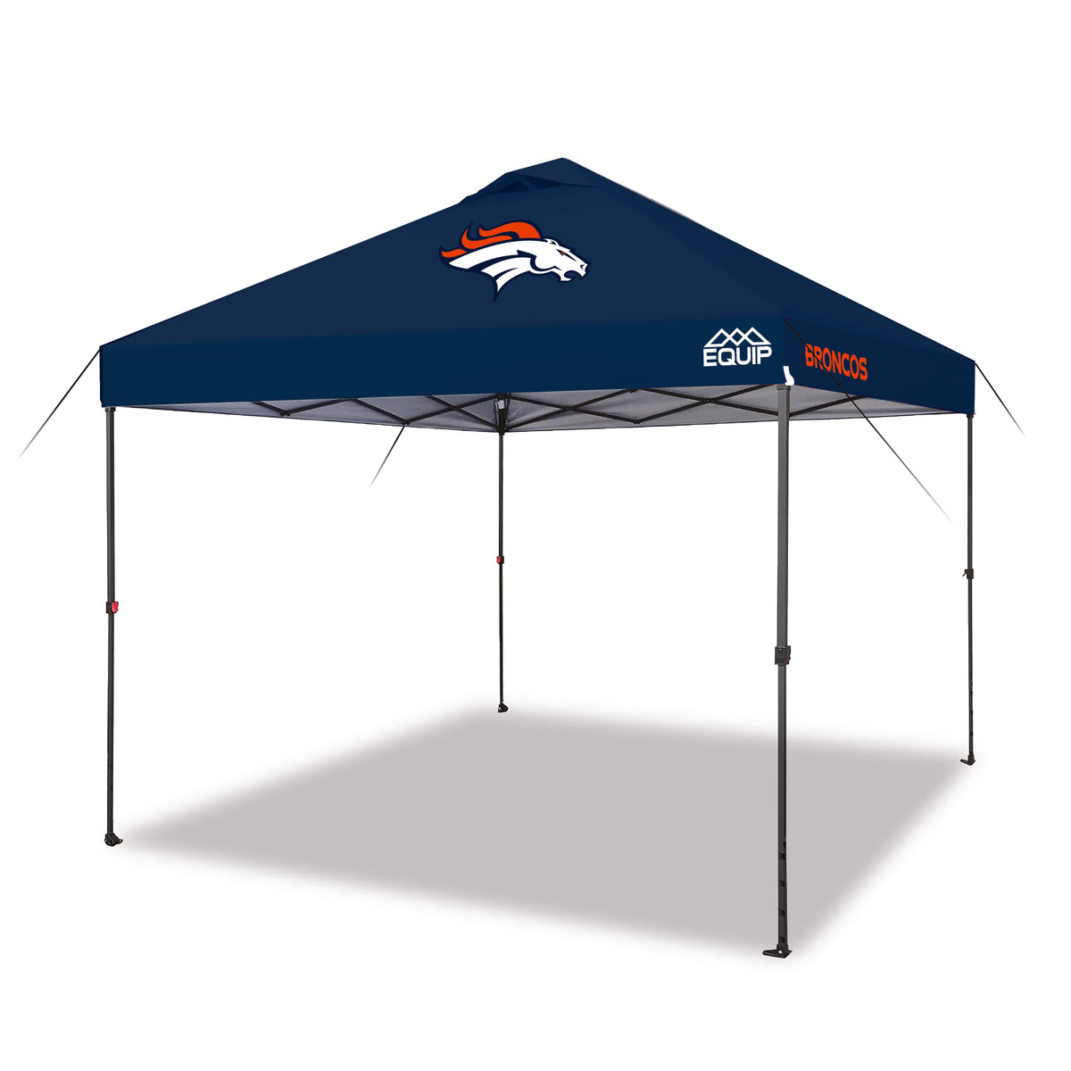 Equip 10x10 Game Day Canopy - NFL Bundle - Denver Broncos