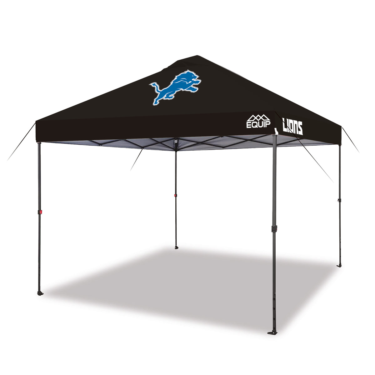 Equip 10x10 Game Day Canopy - NFL Bundle - Detroit Lions