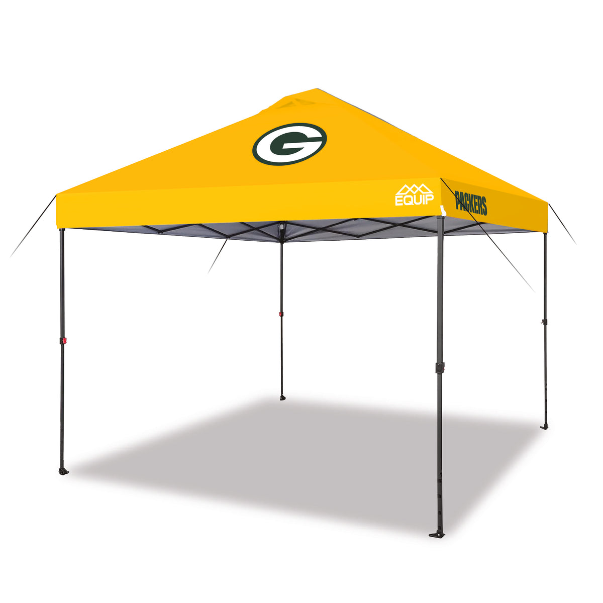 Equip 10x10 Game Day Canopy - NFL Bundle - Green Bay Packers