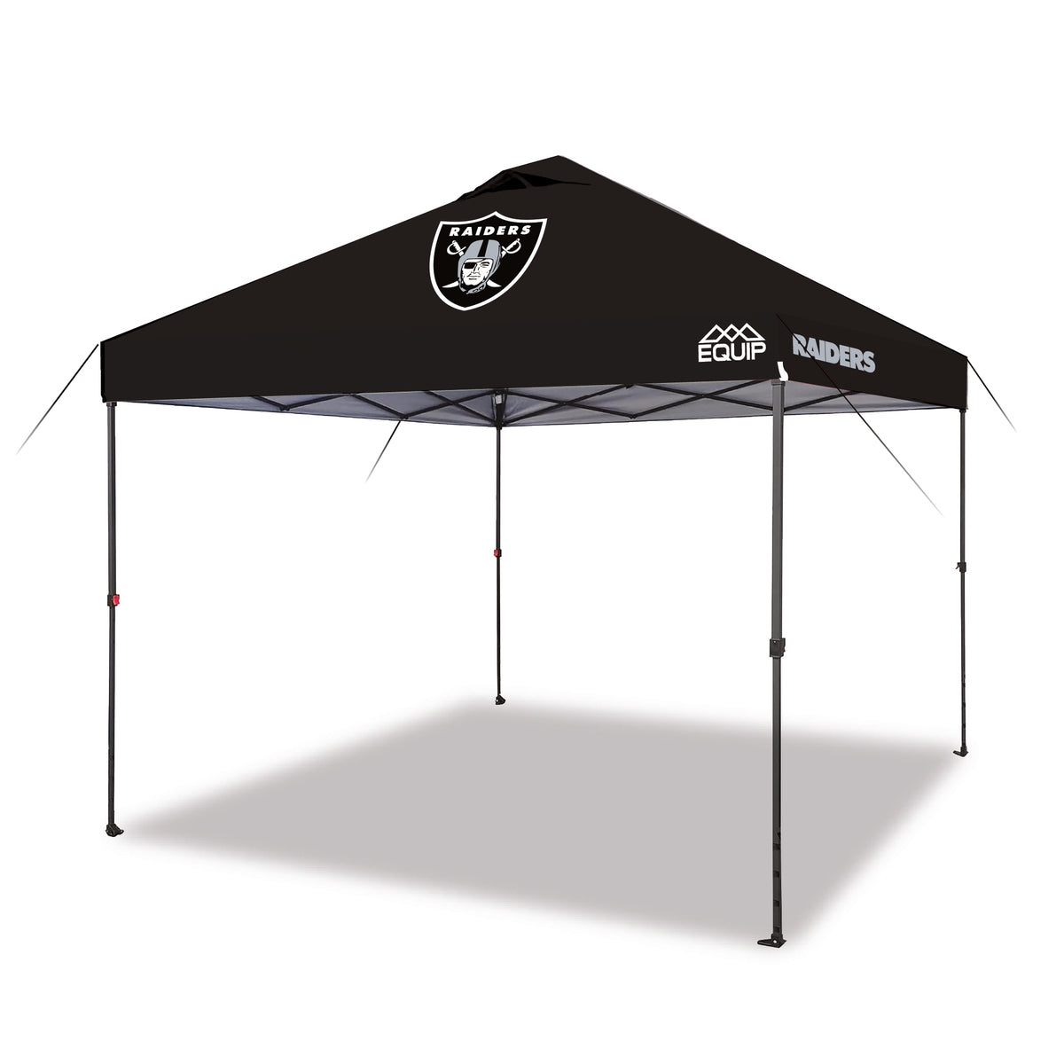 Equip 10x10 Game Day Canopy - NFL Bundle - Las Vegas Raiders