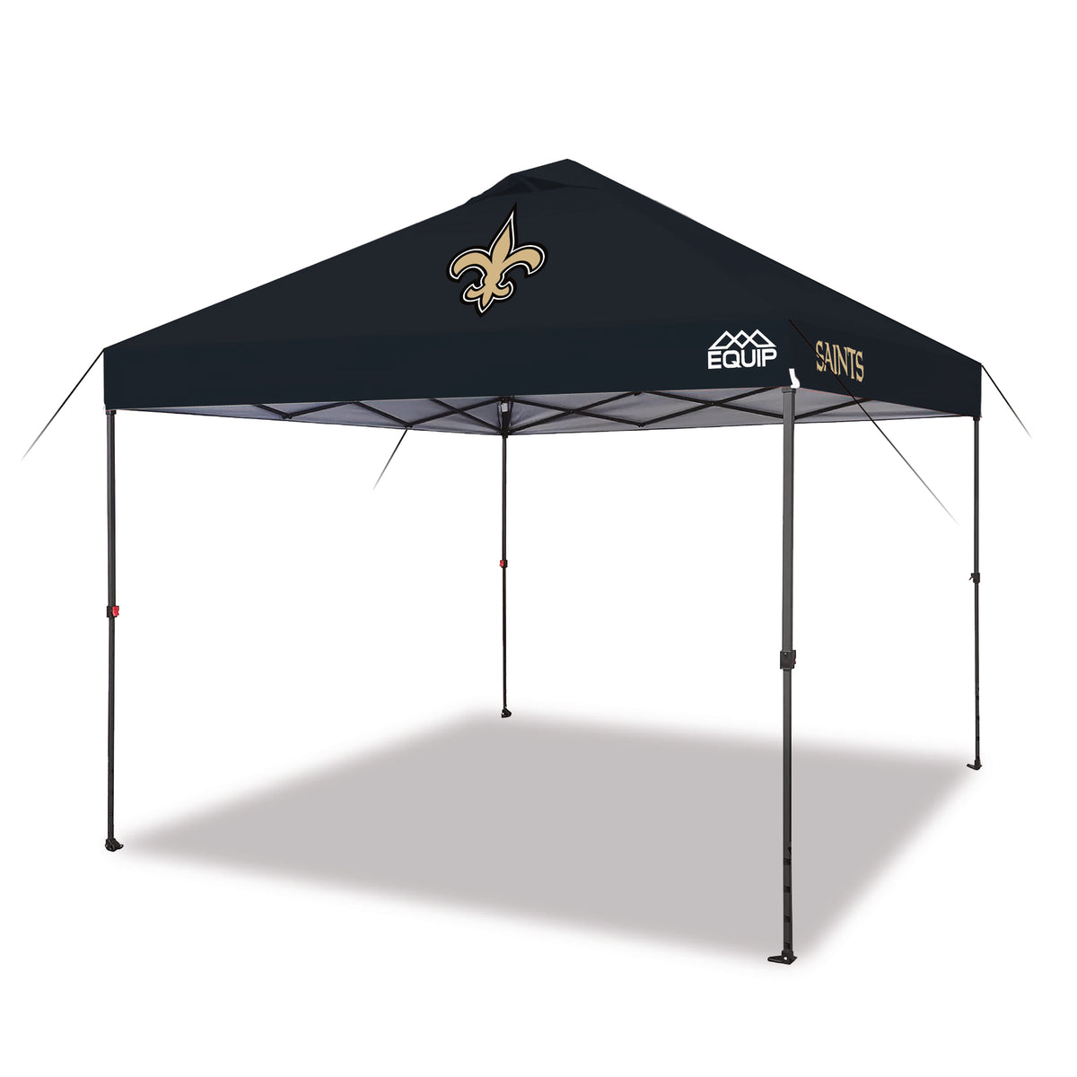 Equip 10x10 Game Day Canopy - NFL Bundle - New Orleans Saints