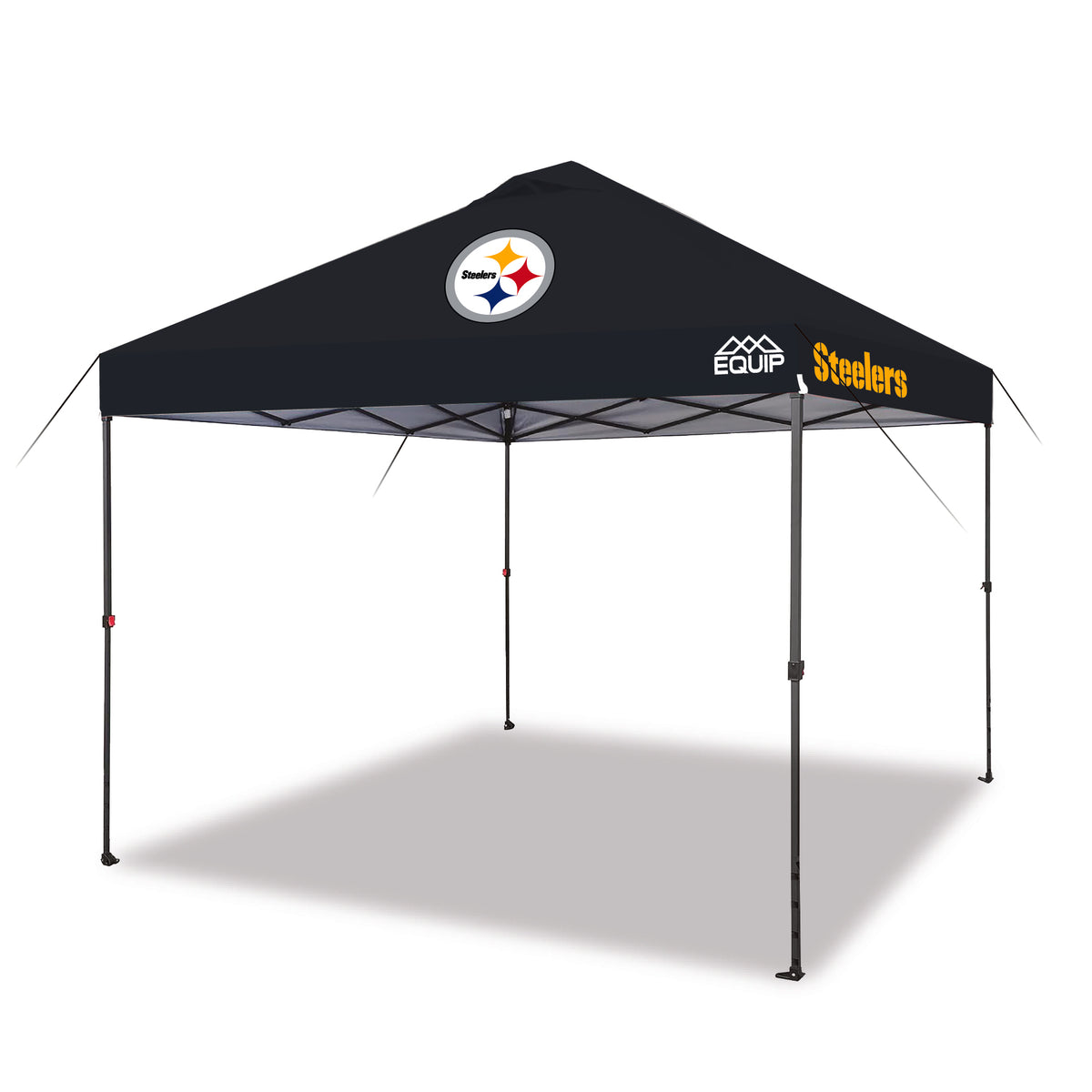 Equip 10x10 Game Day Canopy - NFL Bundle - Pittsburgh Steelers
