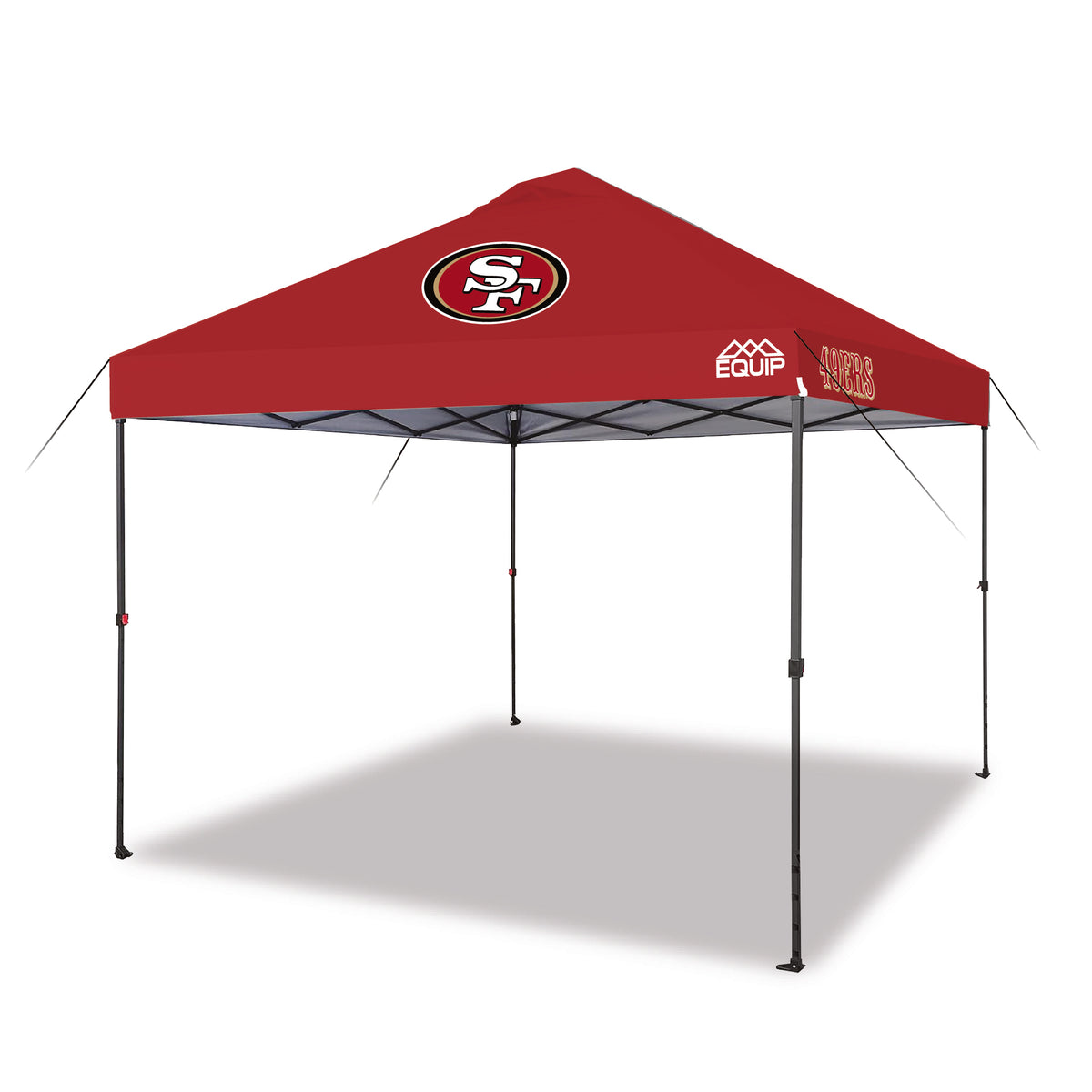 Equip 10x10 Game Day Canopy - NFL Bundle - San Francisco 49ers