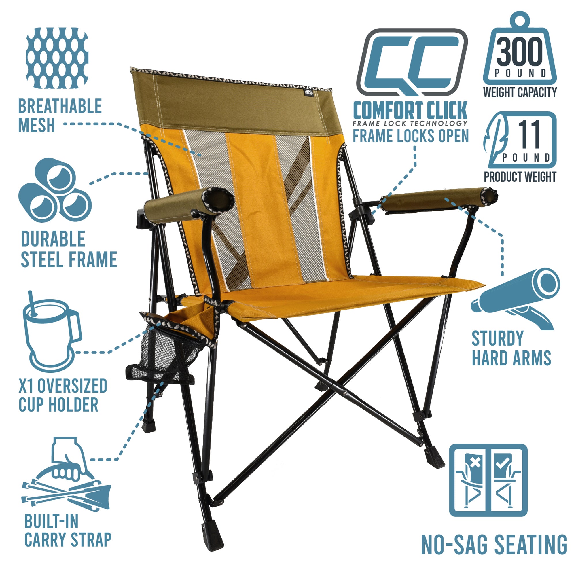Comfort Click XL Hard Arm Chair