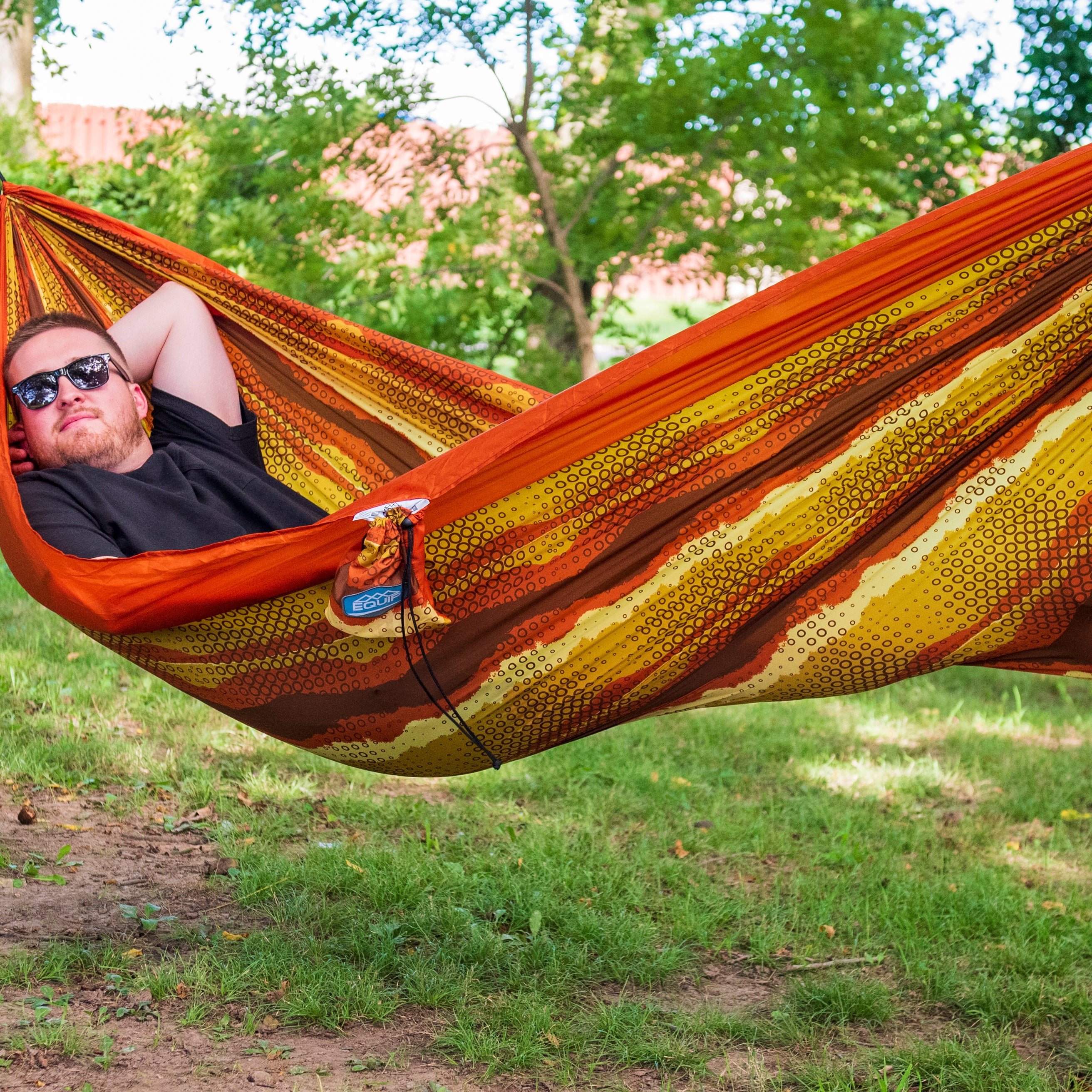One Person Travel Hammock - Print