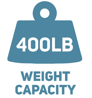 400 LB WEIGHT CAPACITY