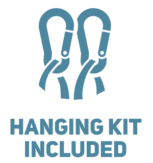 HANGING KIT INCLUDED